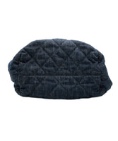 Navy Quilted Denim Coco Cabas Tote