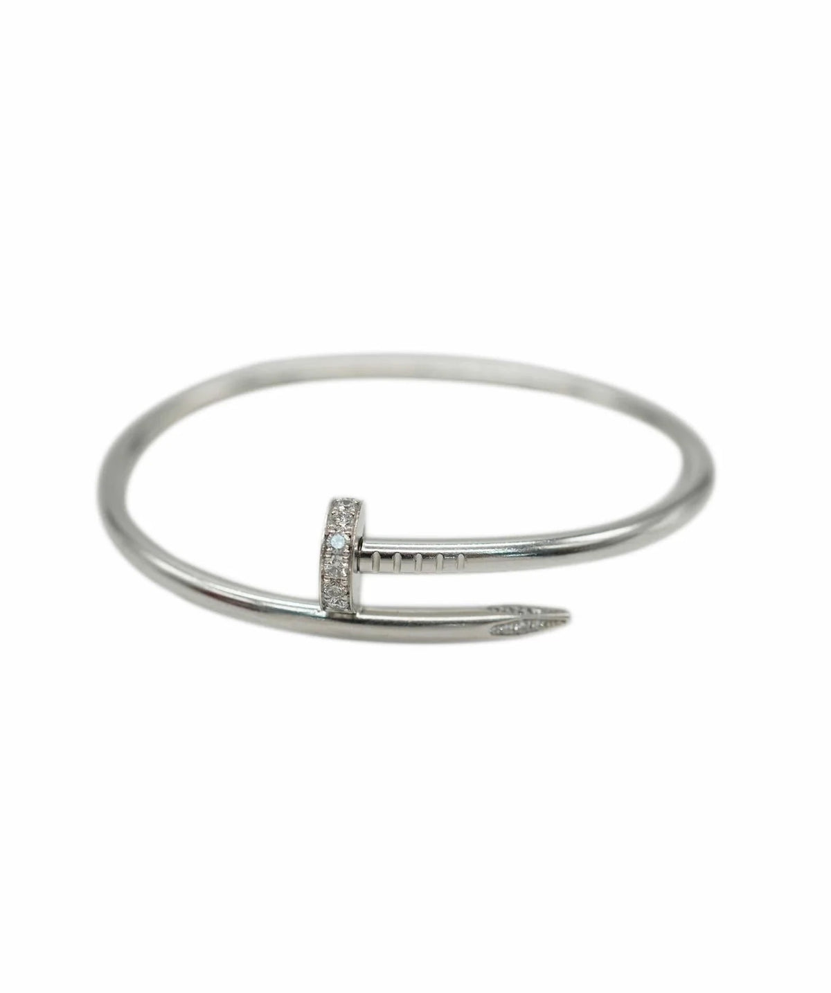 Juste Un Clou Bracelet, Diamonds (White Gold)