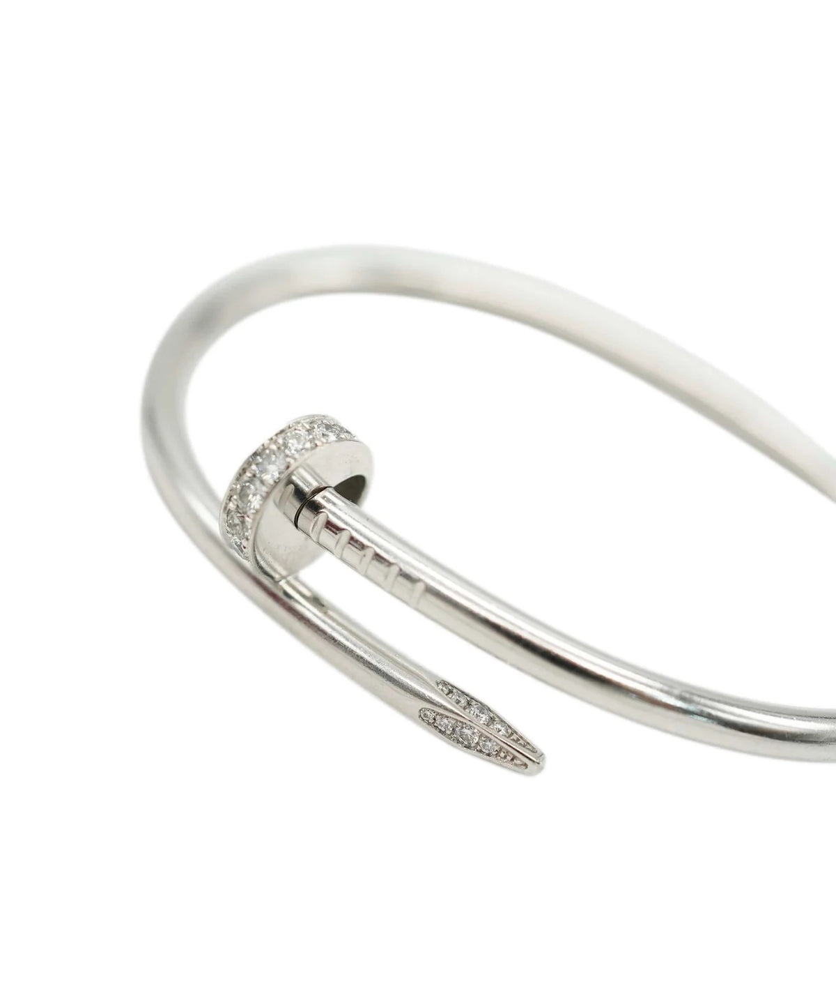 Juste Un Clou Bracelet, Diamonds (White Gold)