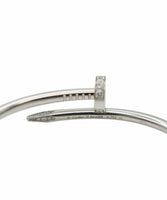 Juste Un Clou Bracelet, Diamonds (White Gold)