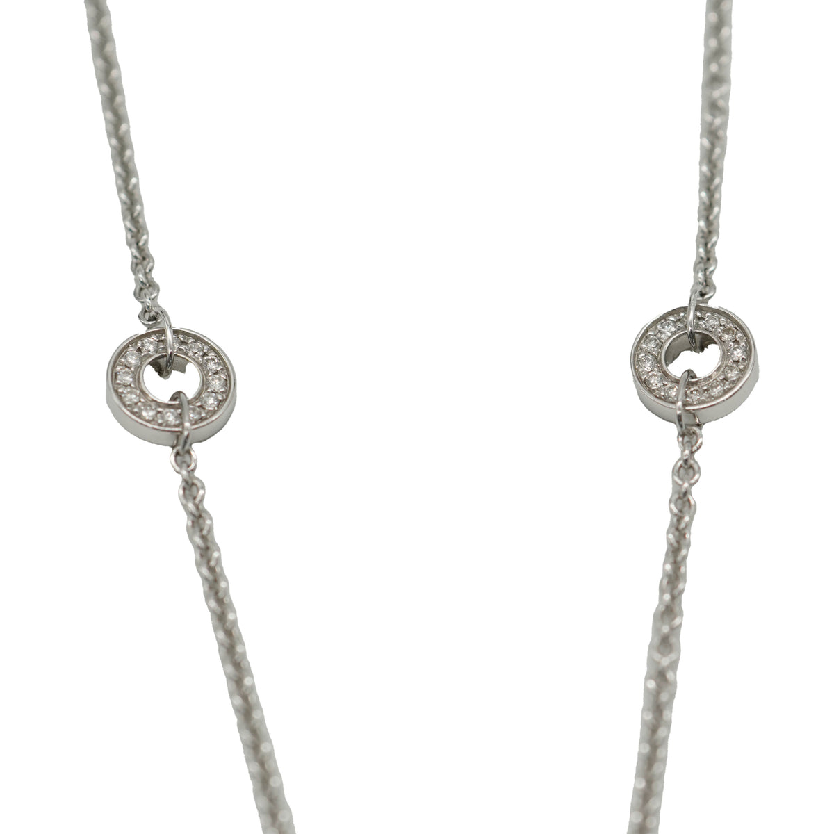 B.zero1 Necklace in 18K White Gold 1.65 CTW