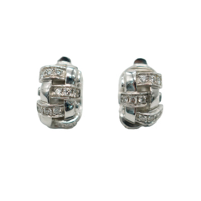 Vennerie Basket Weave Diamond Earring, 1/3 Ctw.