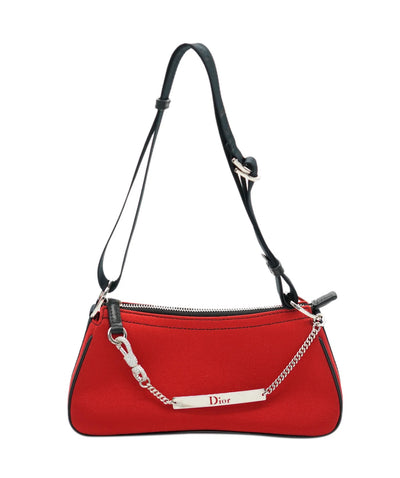 Red Silk Jersey Crystal Hardcore Bag