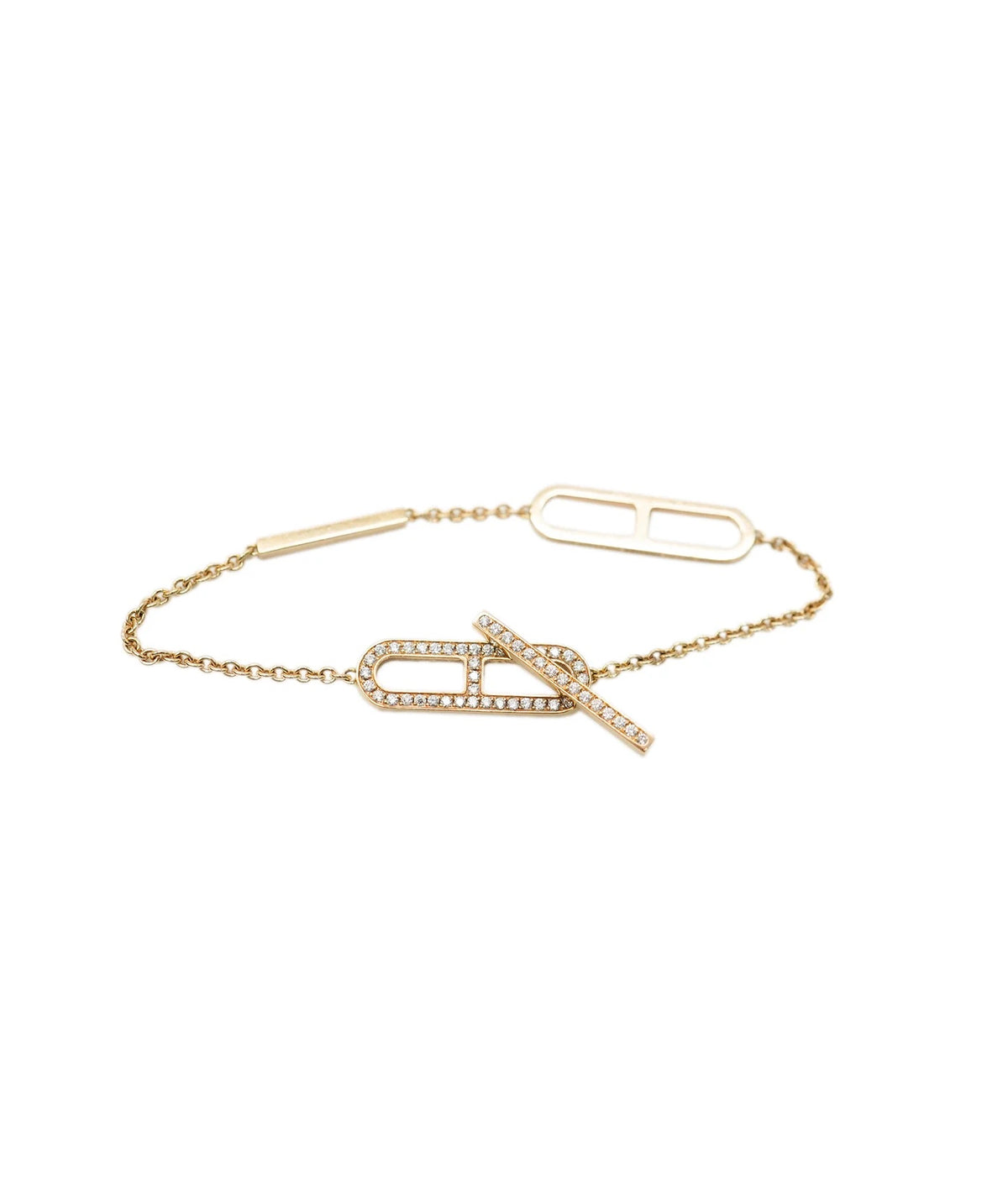 Chaine dAncre Bracelet in 18K Rose Gold, .37 Ctw.