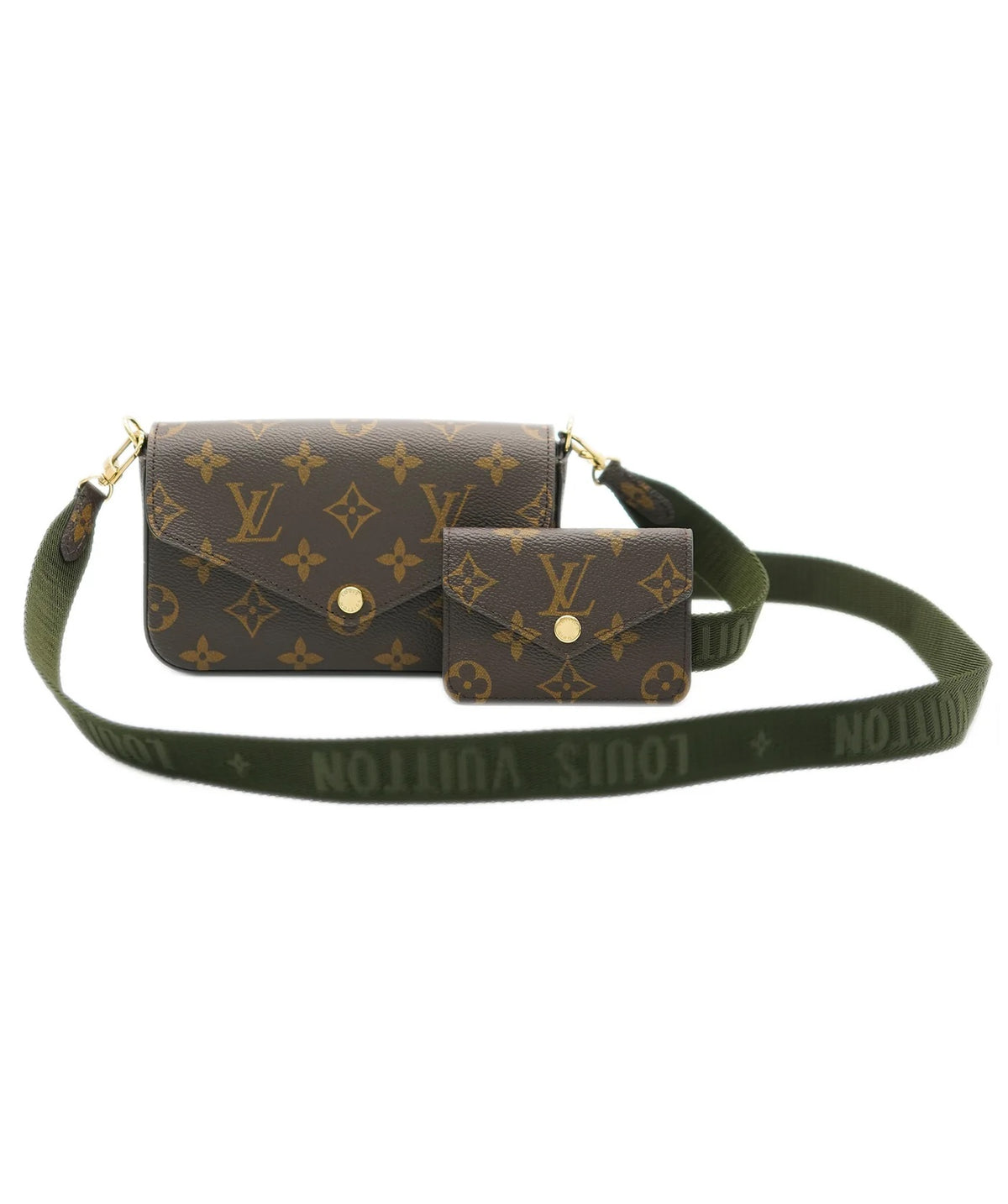 Monogram Canvas Felicie Strap & Go