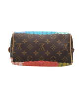 x YK Monogram Canvas Pumpkins Speedy Bandouliere 20