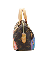 x YK Monogram Canvas Pumpkins Speedy Bandouliere 20