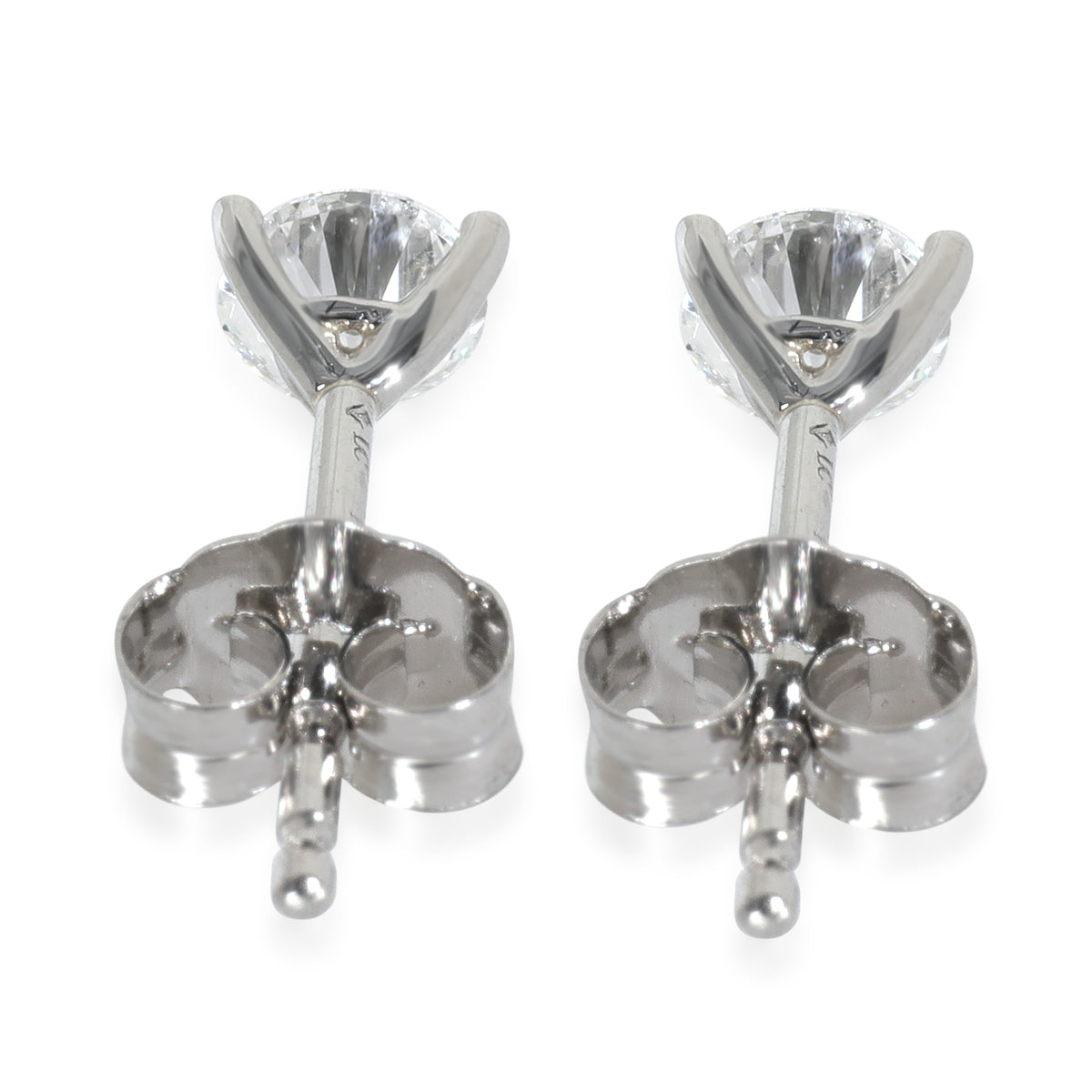 Lab-Grown Diamond Earrings In Platinum .50 Ctw.