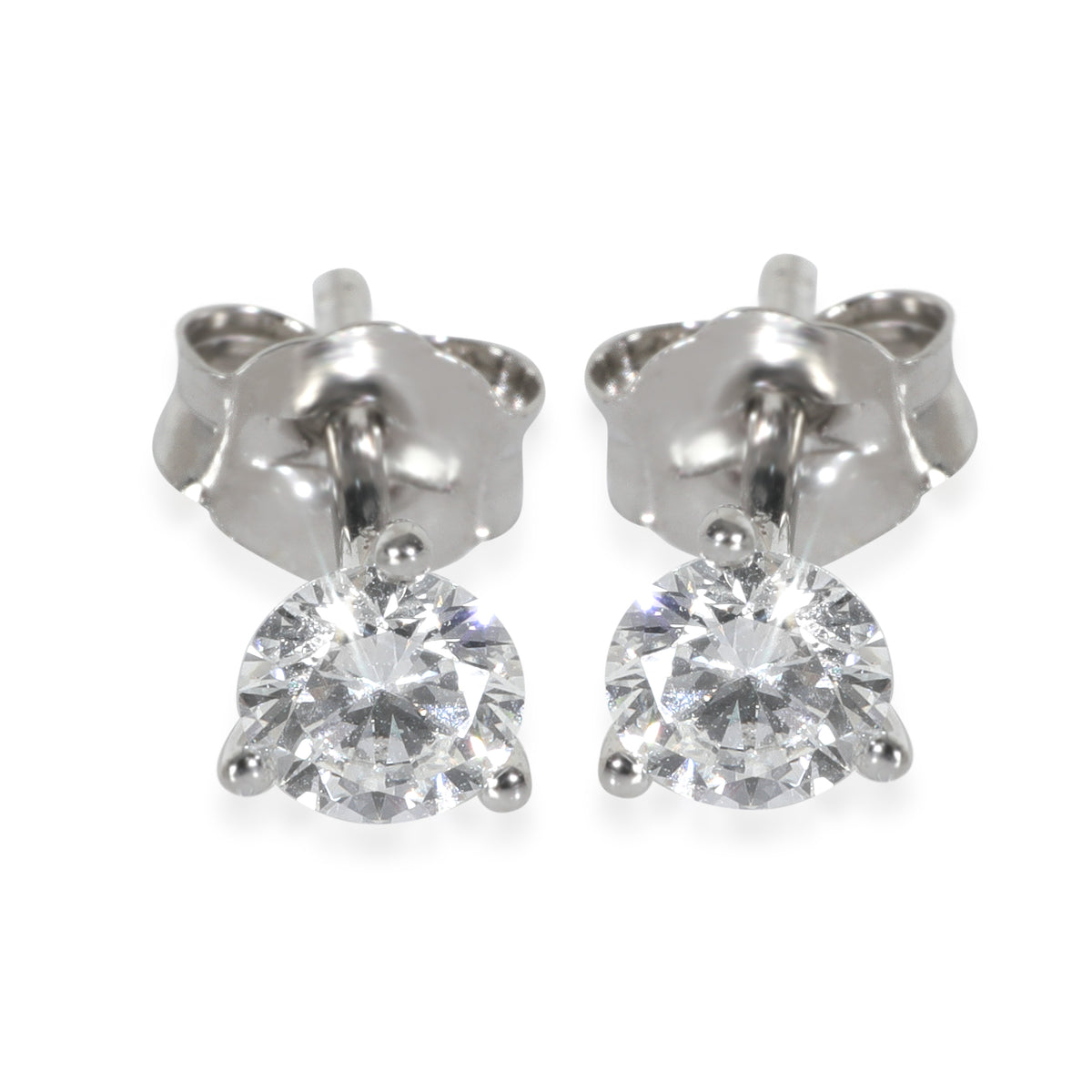 Lab-Grown Diamond Earrings In Platinum .50 Ctw.