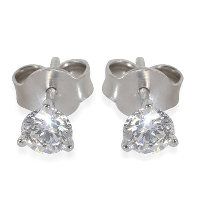 0.89 ctw White Gold Lab-Grown Diamond Earrings