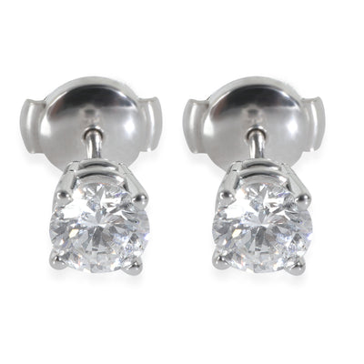 Lab-Grown Diamond Earrings In 18K White Gold 1.00 Ctw.