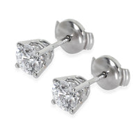 Lab-Grown Diamond Earrings In 18K White Gold 1.00 Ctw.