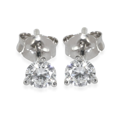Lab-Grown Diamond Earrings In Platinum .50 CTW