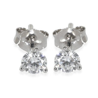 Lab-Grown Diamond Earrings In Platinum .50 CTW