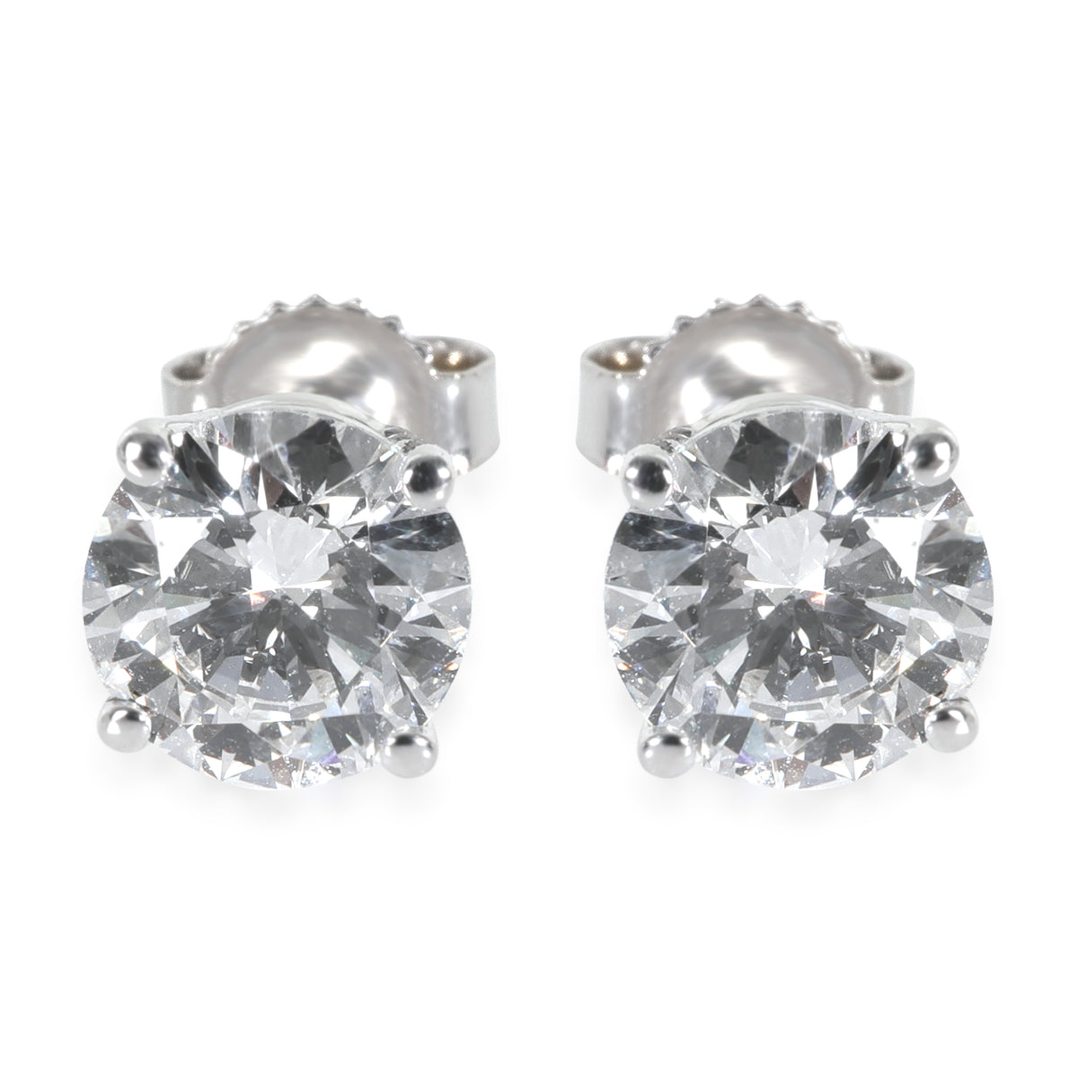 Lab-Grown Diamond Earrings In 18K White Gold 1.50 Ctw.