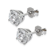 Lab-Grown Diamond Earrings In 18K White Gold 1.50 Ctw.