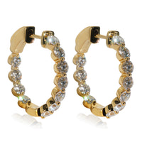 1.98 ctw Yellow Gold Lab-Grown Diamond Earrings