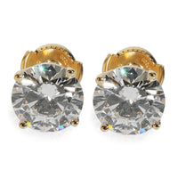 4.03 ctw Yellow Gold Lab-Grown Diamond Earrings