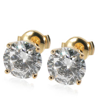 4.01 ctw Yellow Gold Lab-Grown Diamond Earrings