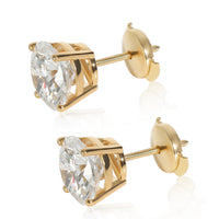 4.01 ctw Yellow Gold Lab-Grown Diamond Earrings