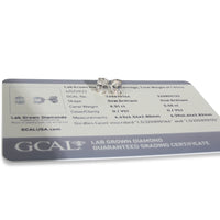 1.01 ctw White Gold Lab-Grown Diamond Earrings