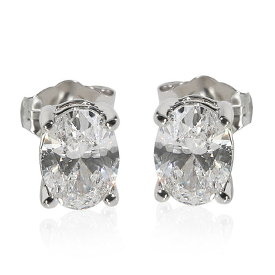 1.01 ctw White Gold Lab-Grown Diamond Earrings