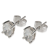 1.01 ctw White Gold Lab-Grown Diamond Earrings