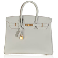 Gris Neve Togo Birkin 35 GHW