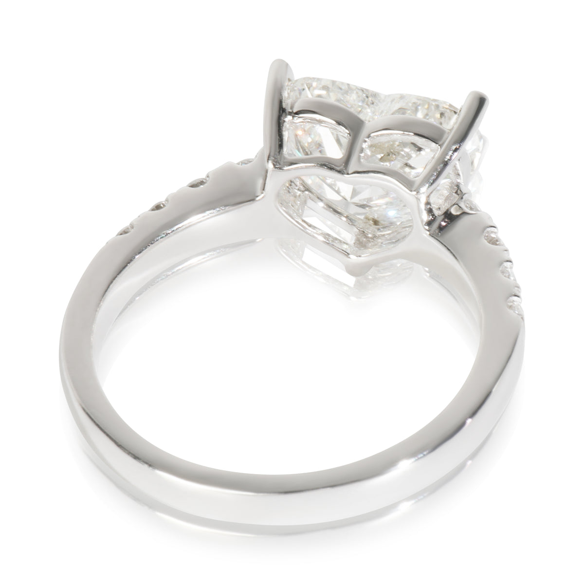 3.43 ctw White Gold Lab-Grown Diamond Engagement Ring