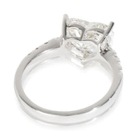 3.43 ctw White Gold Lab-Grown Diamond Engagement Ring
