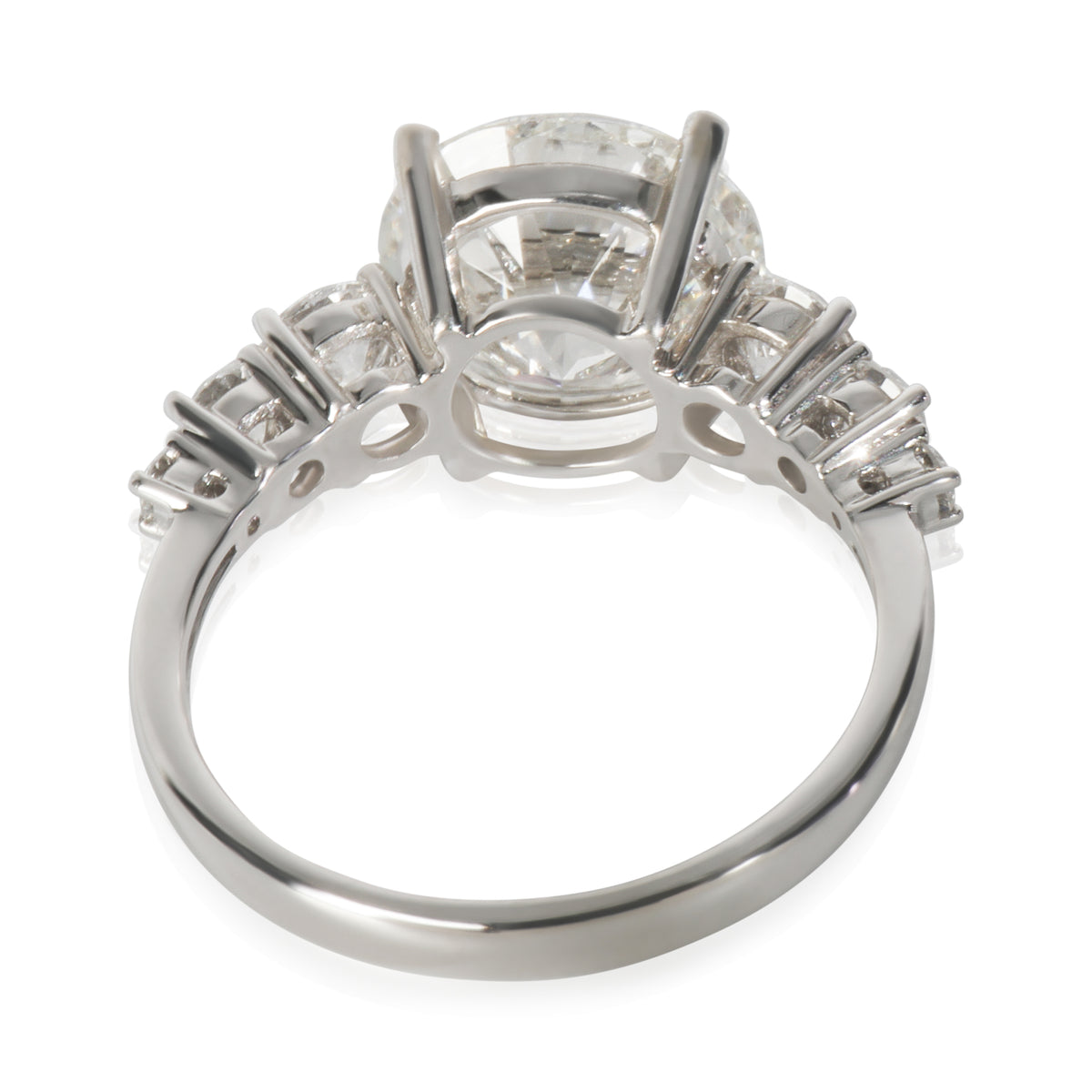 4.83 ctw White Gold Lab-Grown Diamond Engagement Ring