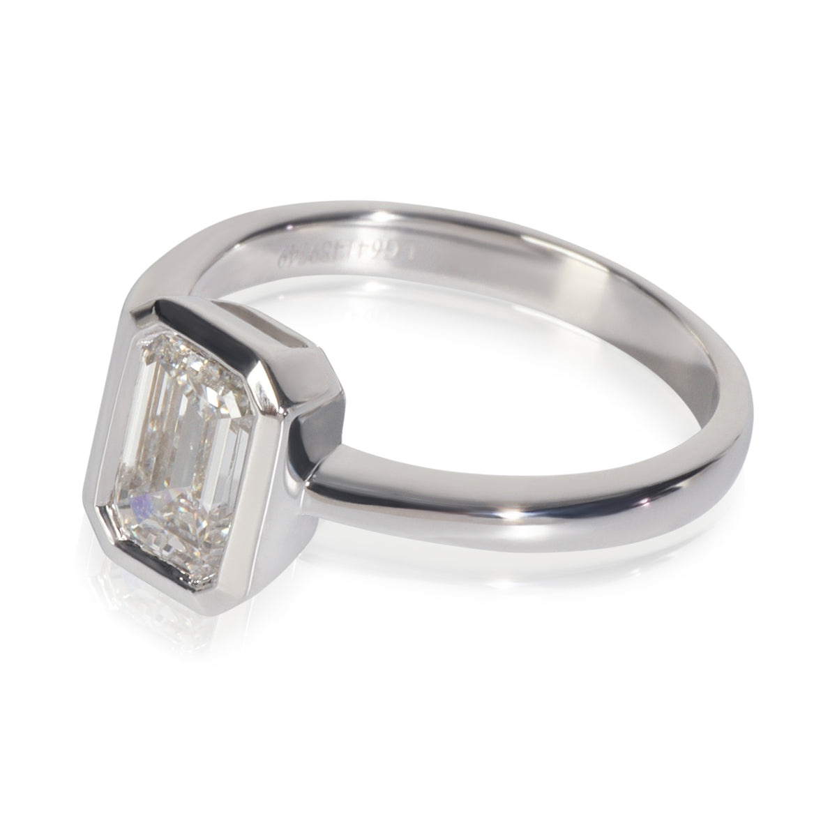 1.59 ctw White Gold Lab-Grown Diamond Engagement Ring