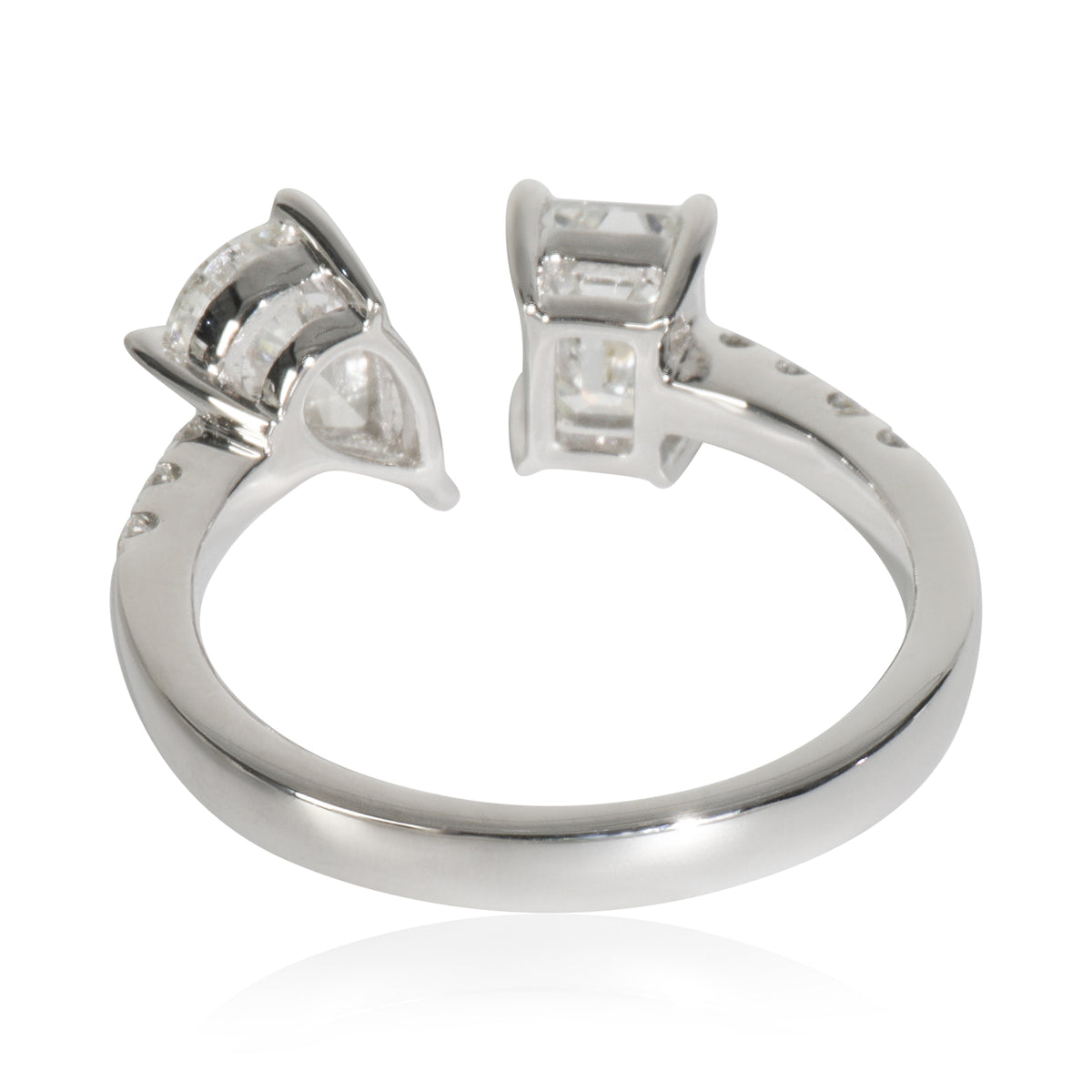 2.19 ctw White Gold Lab-Grown Diamond Ring