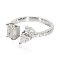 2.19 ctw White Gold Lab-Grown Diamond Ring