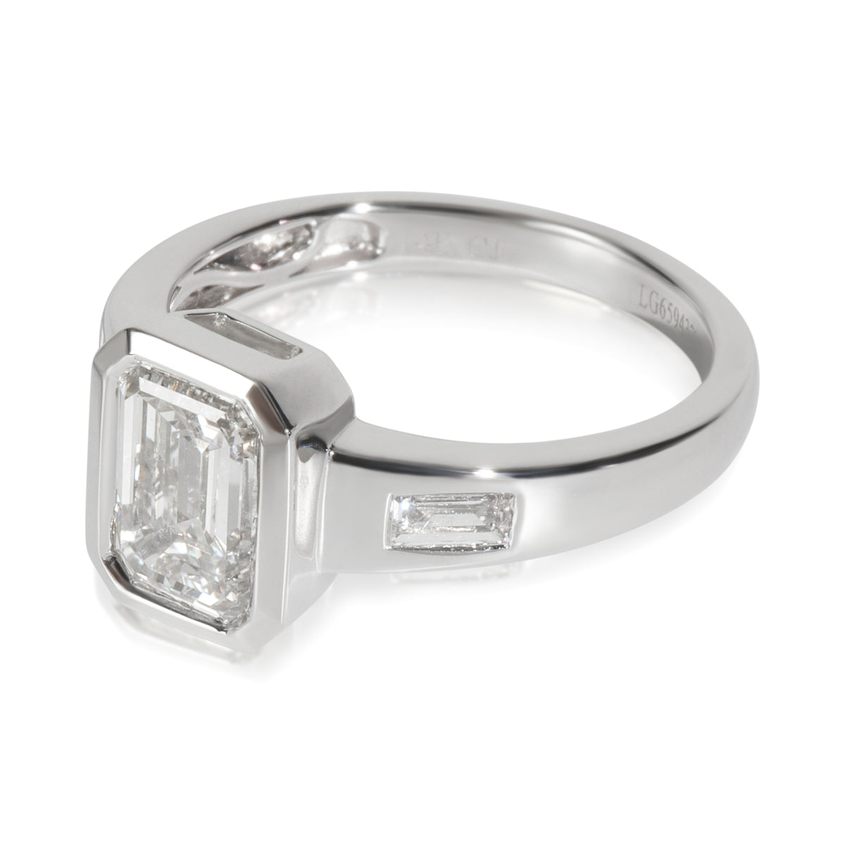 2.25 ctw White Gold Lab-Grown Diamond Engagement Ring
