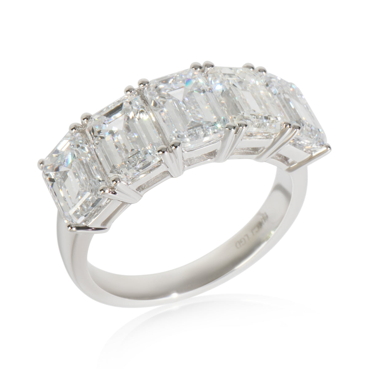 5.19 ctw White Gold Lab-Grown Diamond Band