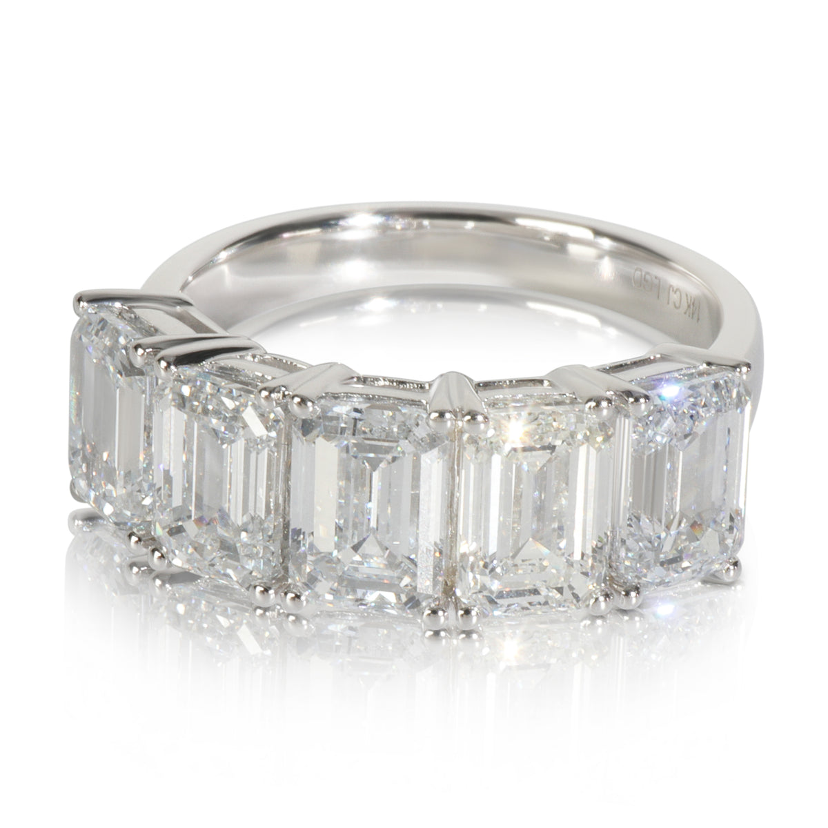 5.19 ctw White Gold Lab-Grown Diamond Band