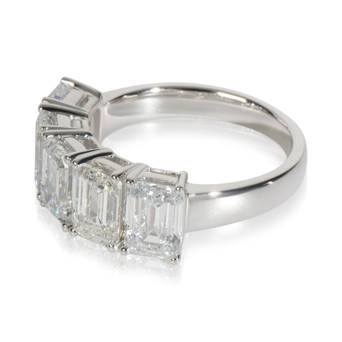 5.19 ctw White Gold Lab-Grown Diamond Band