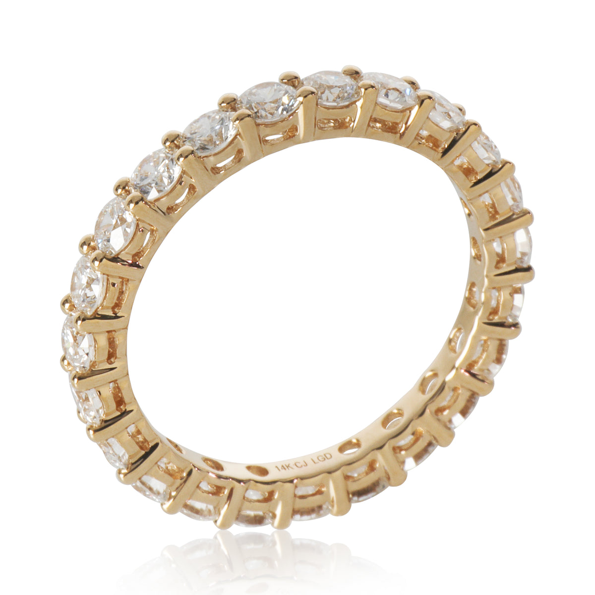 2.07 ctw Yellow Gold Lab-Grown Diamond Band