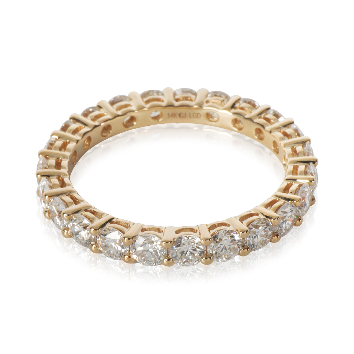 2.07 ctw Yellow Gold Lab-Grown Diamond Band