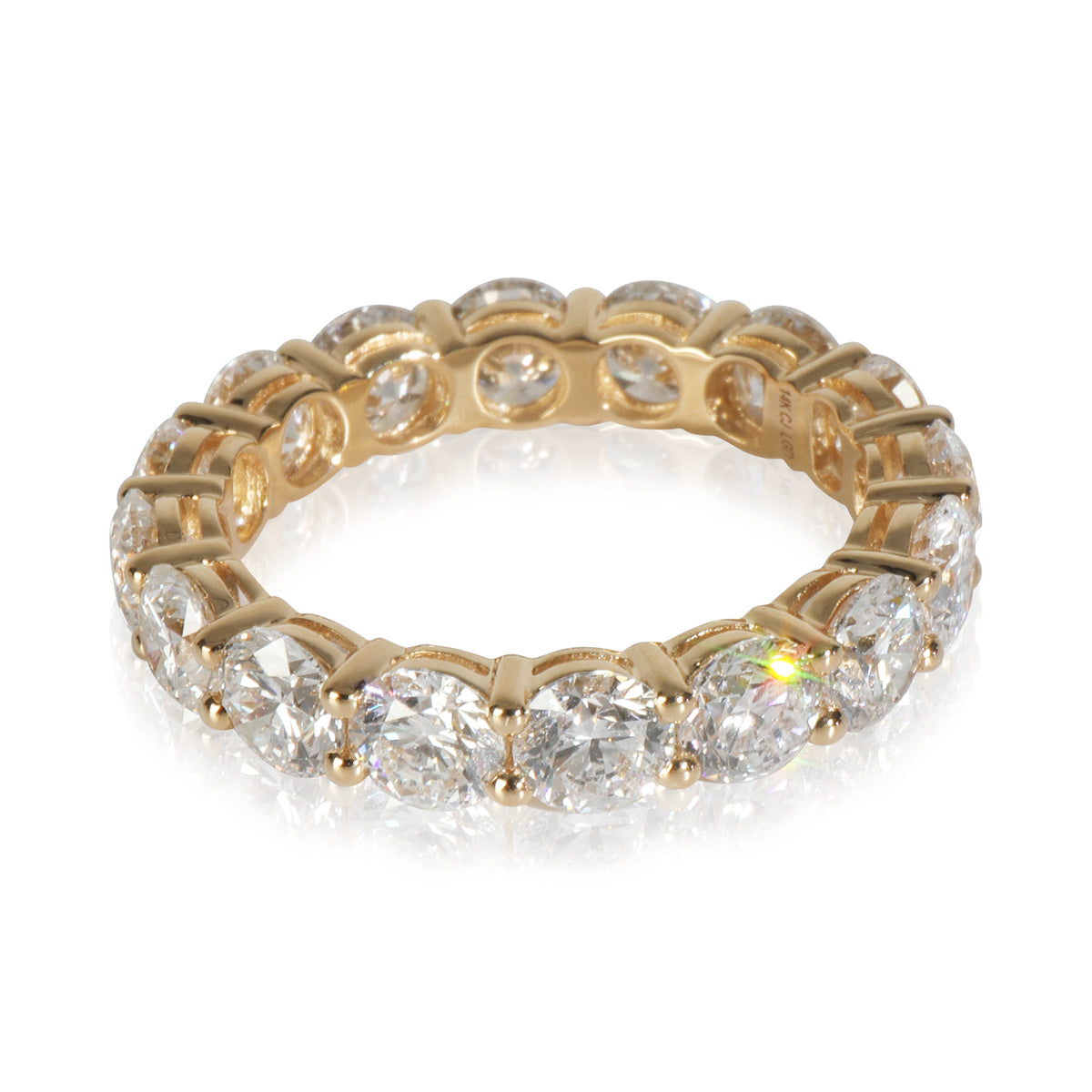 4.86 ctw Yellow Gold Lab-Grown Diamond Band