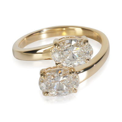 2.17 ctw Yellow Gold Lab-Grown Diamond Ring