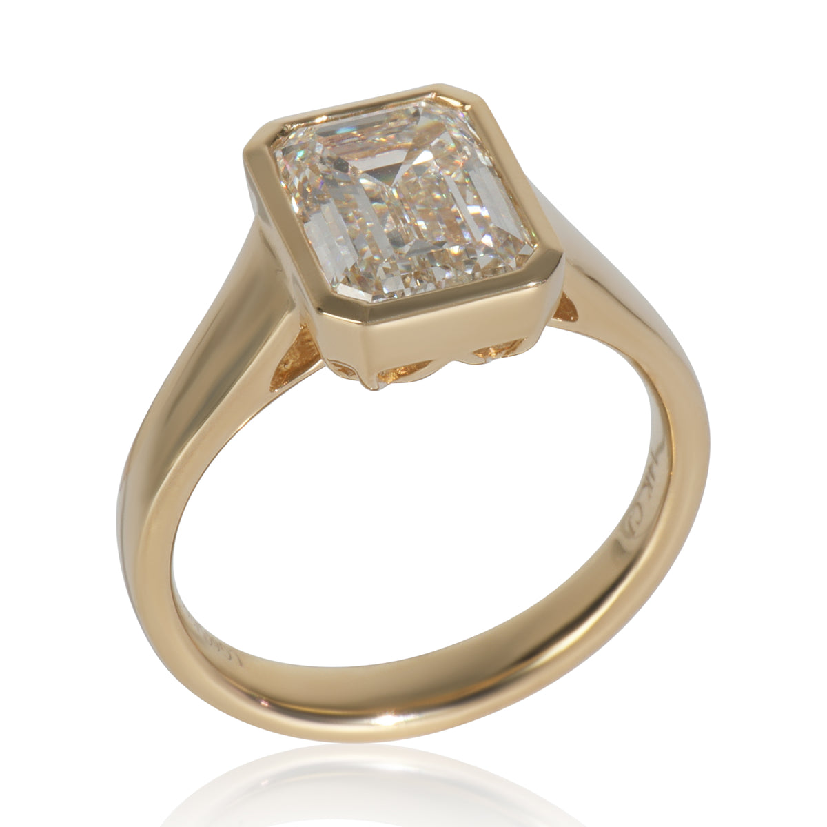 3 ctw Yellow Gold Lab-Grown Diamond Engagement Ring