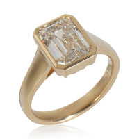 3 ctw Yellow Gold Lab-Grown Diamond Engagement Ring