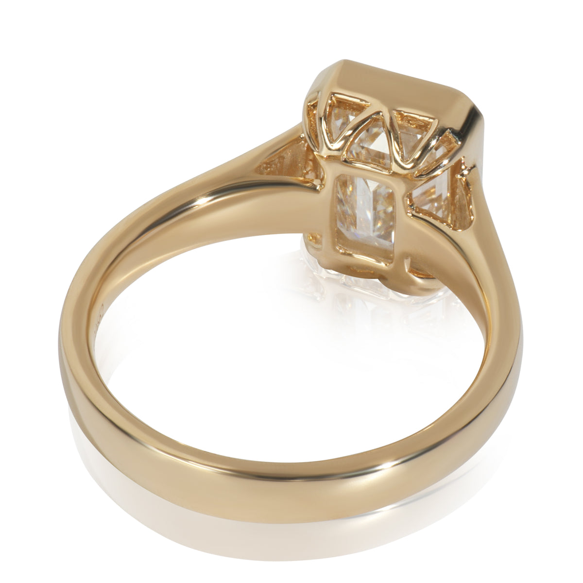 3 ctw Yellow Gold Lab-Grown Diamond Engagement Ring