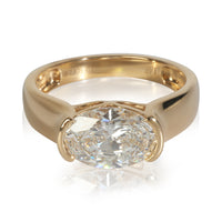2.08 ctw Yellow Gold Lab-Grown Diamond Engagement Ring