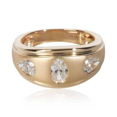 1.13 ctw Yellow Gold Lab-Grown Diamond Ring
