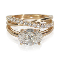 2.28 ctw Yellow Gold Lab-Grown Diamond Ring