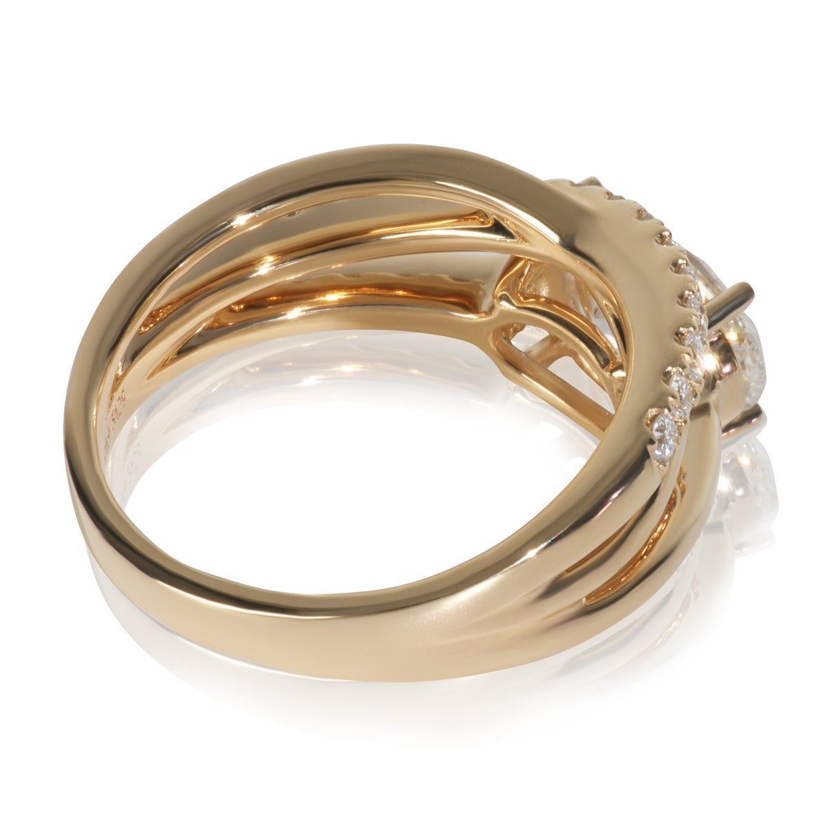 2.28 ctw Yellow Gold Lab-Grown Diamond Ring