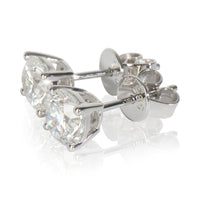 1.53 ctw White Gold Lab-Grown Diamond Earrings